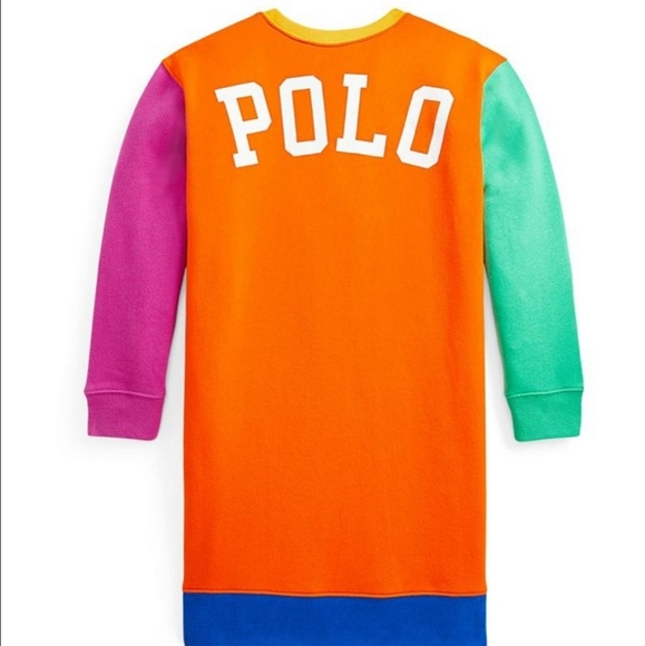 Girls Ralph Lauren sweatshirt dress size 16(XL) - Picture 6 of 6